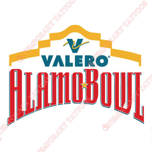 Alamo Bowl Primary Logos 2007 Pres Customize Temporary Tattoos Stickers N3243